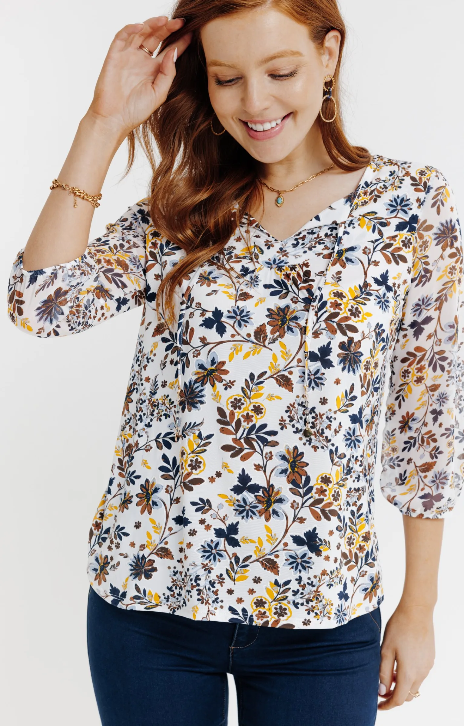 Tee-shirts<Armand Thiery Tee-shirt imprimé - Bleu