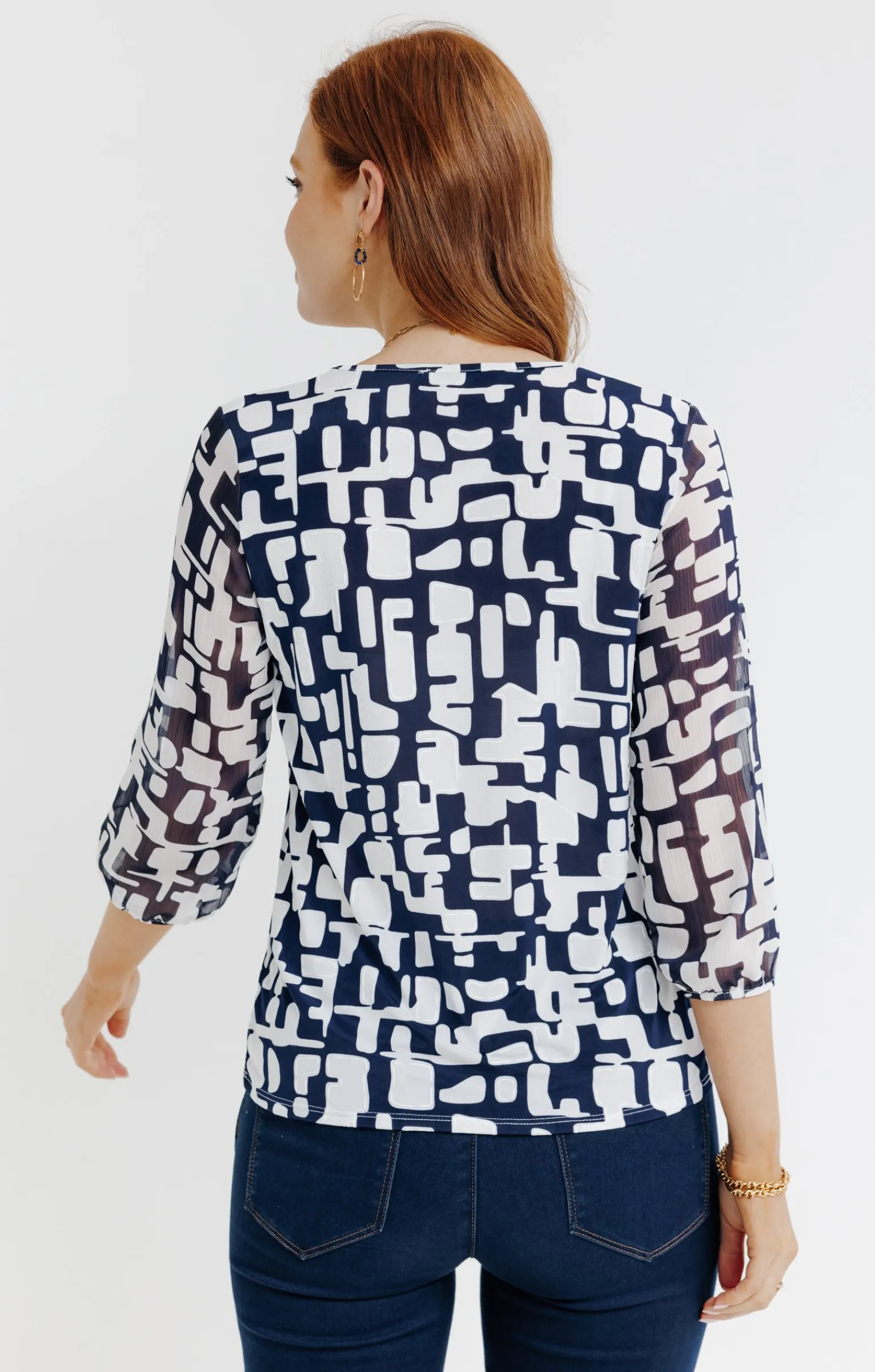 Tee-shirts<Armand Thiery Tee-shirt imprimé - Bleu