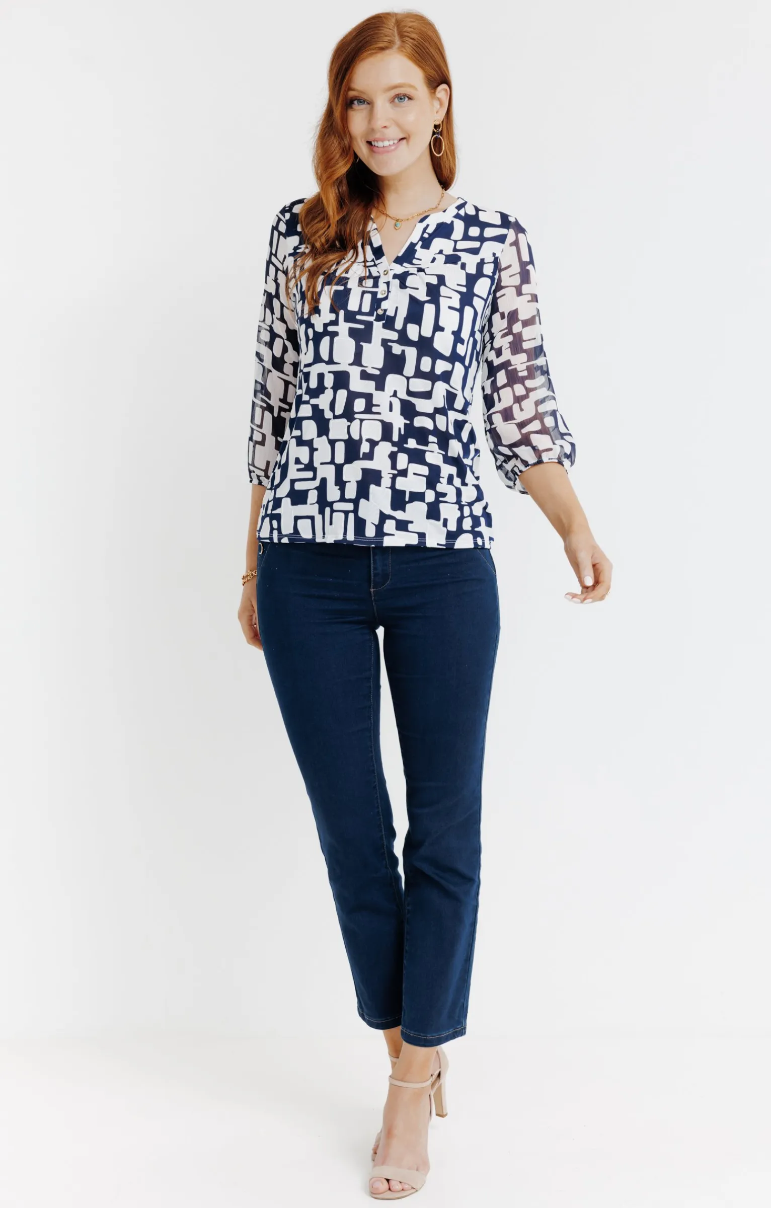 Tee-shirts<Armand Thiery Tee-shirt imprimé - Bleu