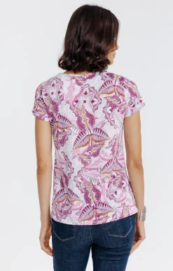 Tee-shirts<Armand Thiery Tee-shirt imprimé - Écru