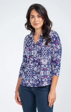 Tee-shirts<Armand Thiery Tee-shirt imprimé - Bleu