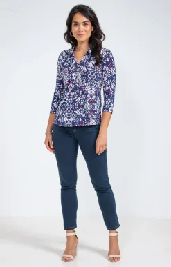 Tee-shirts<Armand Thiery Tee-shirt imprimé - Bleu