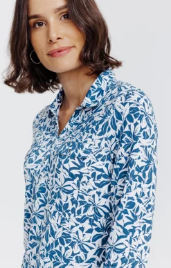 Tee-shirts<Armand Thiery Tee-shirt imprimé - Bleu