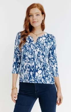 Tee-shirts<Armand Thiery Tee-shirt imprimé - Bleu