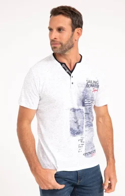 Polos & Tee-shirts<Armand Thiery Tee-shirt manches courtes Photomaton - Blanc