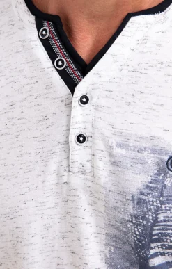 Polos & Tee-shirts<Armand Thiery Tee-shirt manches courtes Photomaton - Blanc