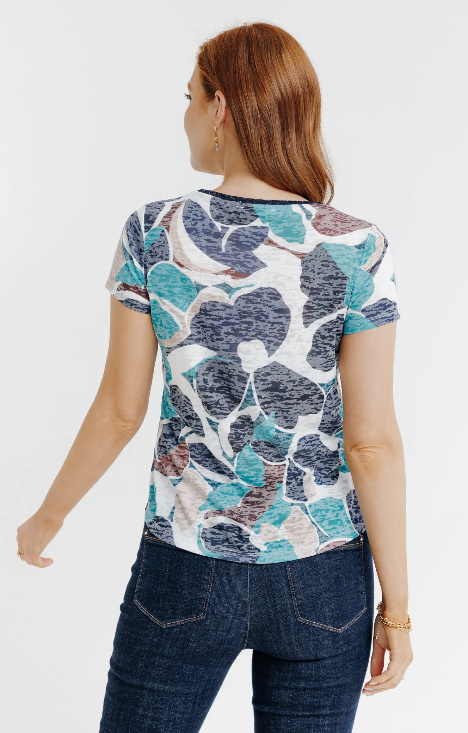 Tee-shirts<Armand Thiery Tee-shirt manches courtes imprimé - Vert