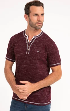 Polos & Tee-shirts<Armand Thiery Tee-shirt manches courtes Forest - Bordeaux