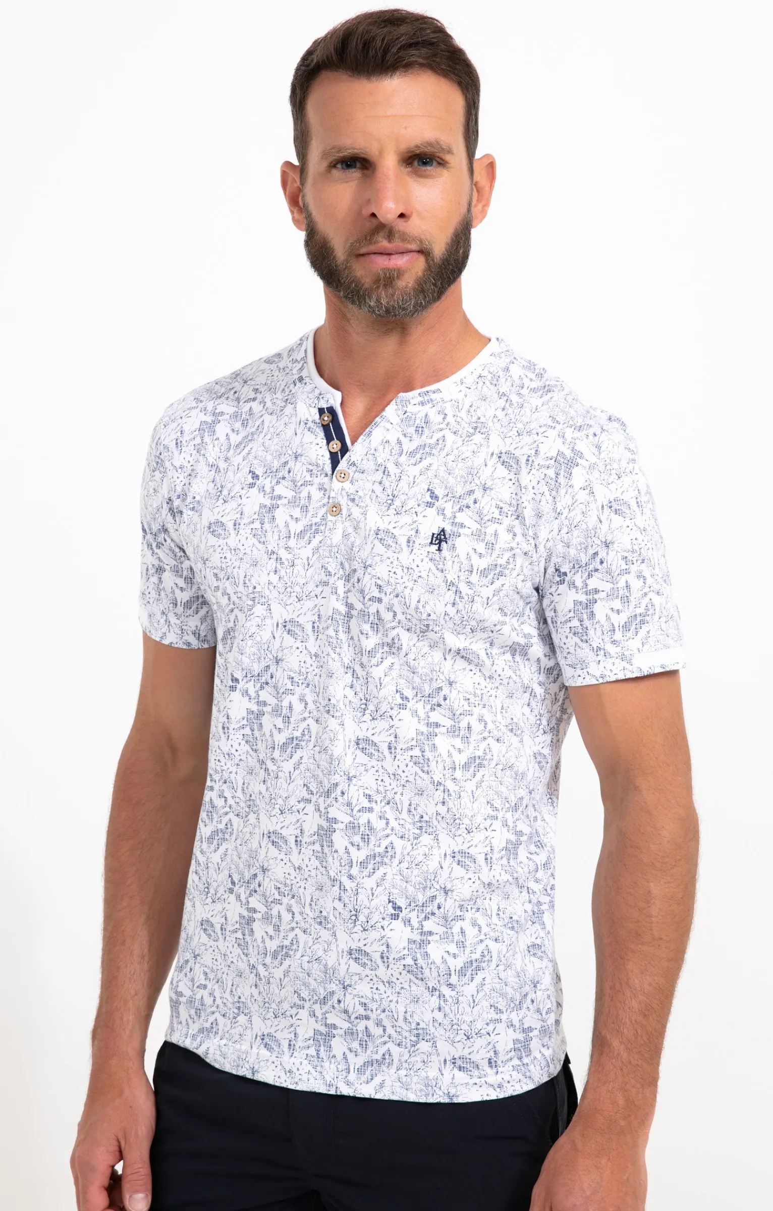 Polos & Tee-shirts<Armand Thiery Tee-shirt manches courtes Wondon - Blanc