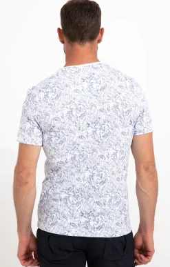 Polos & Tee-shirts<Armand Thiery Tee-shirt manches courtes Wondon - Blanc