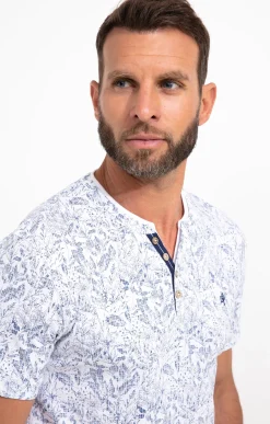 Polos & Tee-shirts<Armand Thiery Tee-shirt manches courtes Wondon - Blanc