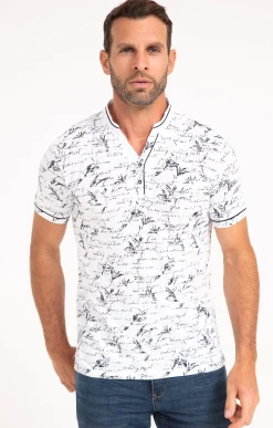 Polos & Tee-shirts<Armand Thiery Tee-shirt manches courtes Galway - Blanc