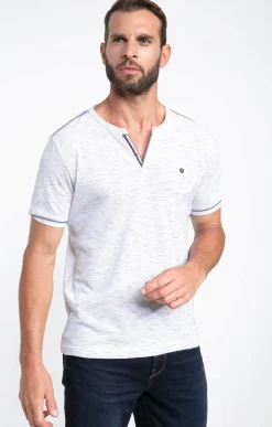 Polos & Tee-shirts<Armand Thiery Tee-shirt manches courtes Fancy - Blanc