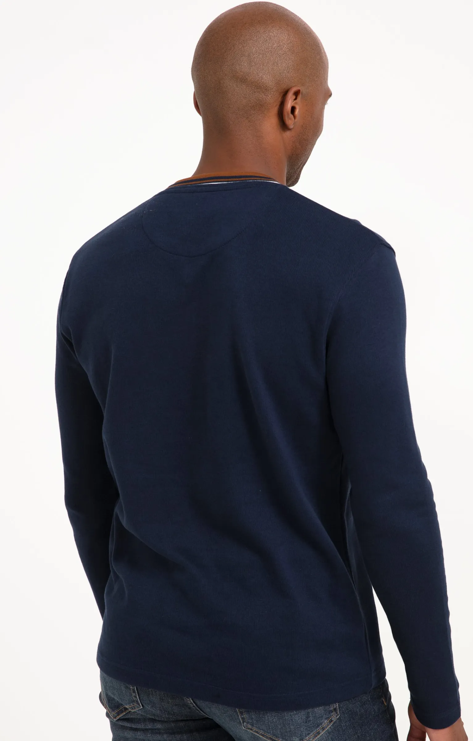 Polos & Tee-shirts<Armand Thiery Tee-shirt manches longues New Cote - Marine