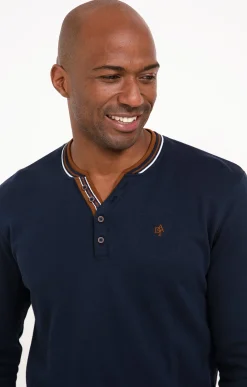 Polos & Tee-shirts<Armand Thiery Tee-shirt manches longues New Cote - Marine