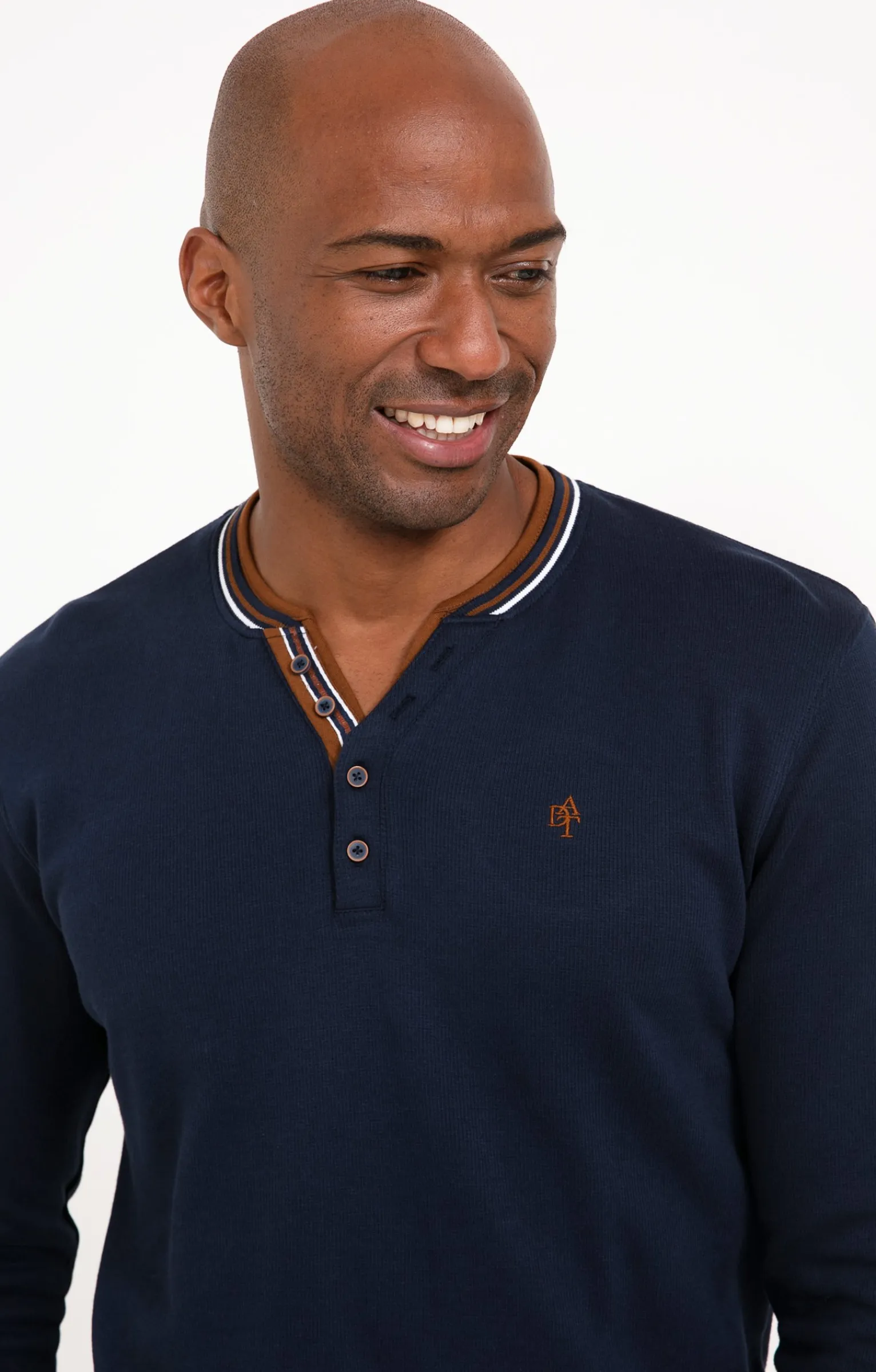 Polos & Tee-shirts<Armand Thiery Tee-shirt manches longues New Cote - Marine