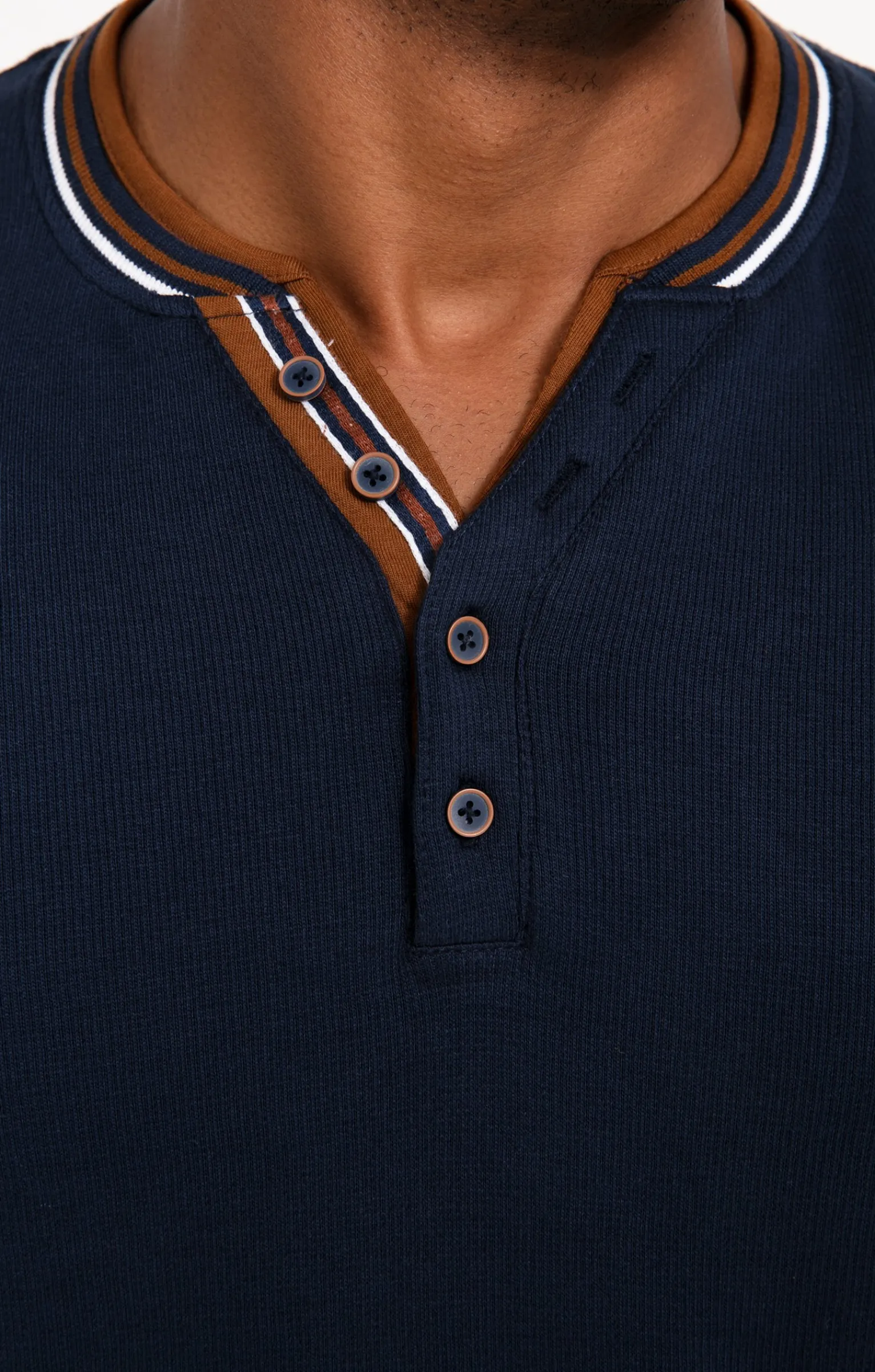 Polos & Tee-shirts<Armand Thiery Tee-shirt manches longues New Cote - Marine