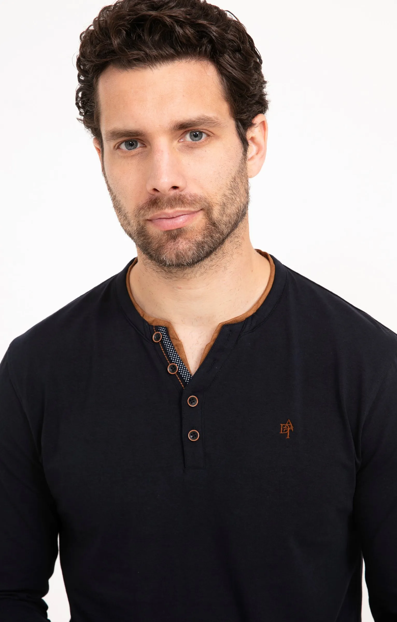 Polos & Tee-shirts<Armand Thiery Tee-shirt manches longues Suedot - Marine