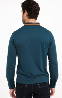 Polos & Tee-shirts<Armand Thiery Tee-shirt manches longues Leger - Pétrole