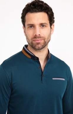 Polos & Tee-shirts<Armand Thiery Tee-shirt manches longues Leger - Pétrole