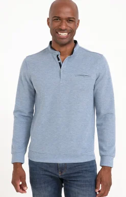 Polos & Tee-shirts<Armand Thiery Tee-shirt manches longues Pk chic - Bleuciel