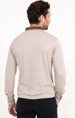 Polos & Tee-shirts<Armand Thiery Tee-shirt manches longues Leger - Beige
