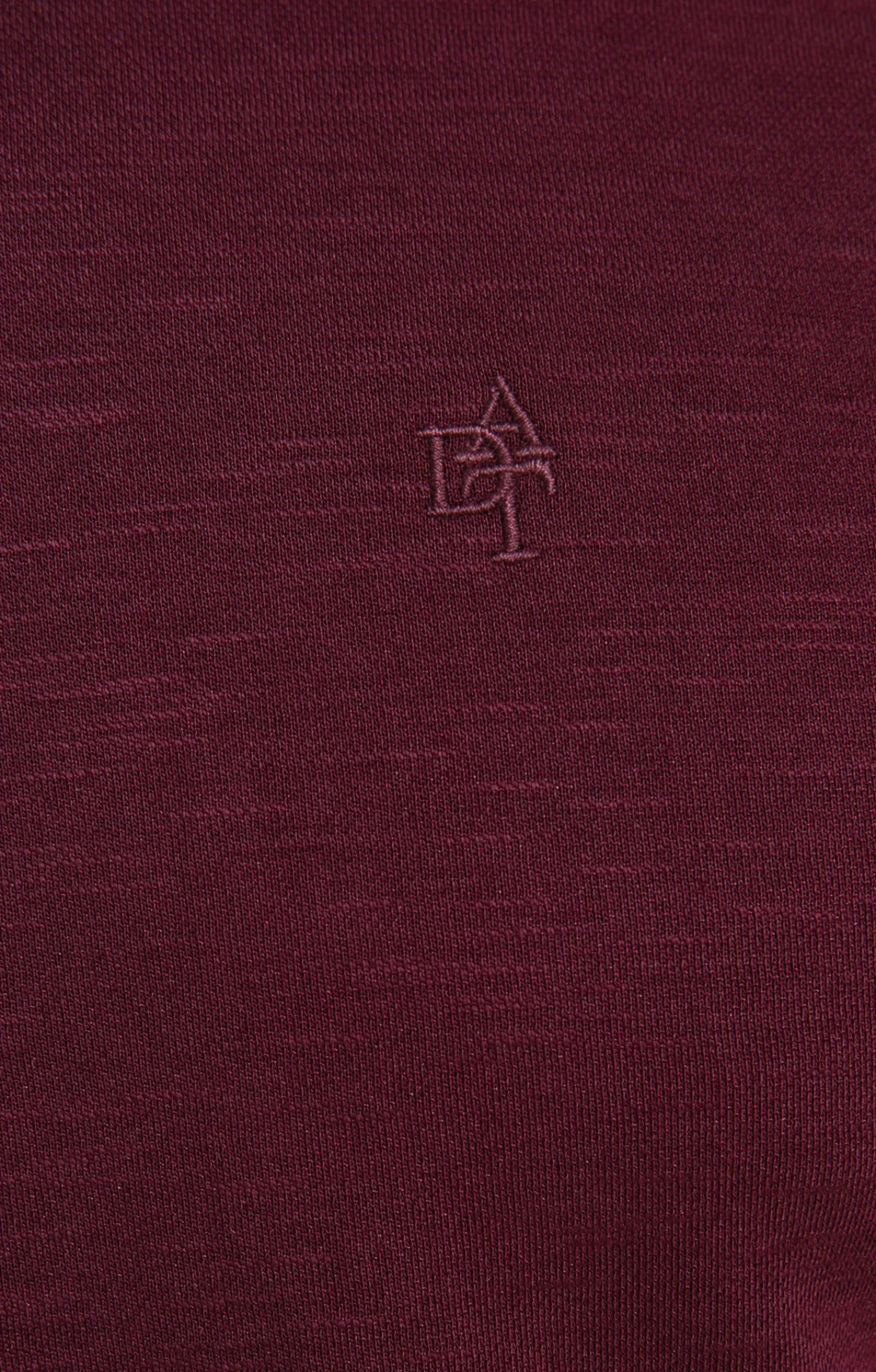 Polos & Tee-shirts<Armand Thiery Tee-shirt manches longues Slub interlock - Prune