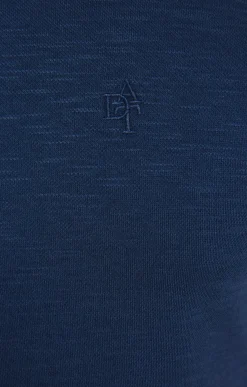 Polos & Tee-shirts<Armand Thiery Tee-shirt manches longues Slub interlock - Bleudur