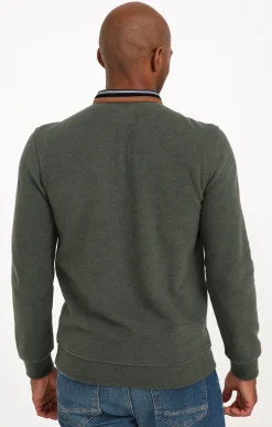 Polos & Tee-shirts<Armand Thiery Tee-shirt manches longues Rib chic - Kakiclair