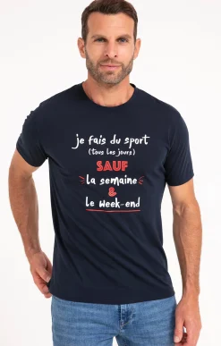 Polos & Tee-shirts<Armand Thiery Tee-shirt Sportif - Marine