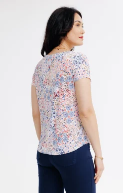 Tee-shirts<Armand Thiery Tee-shirt été imprimé patch - Orange