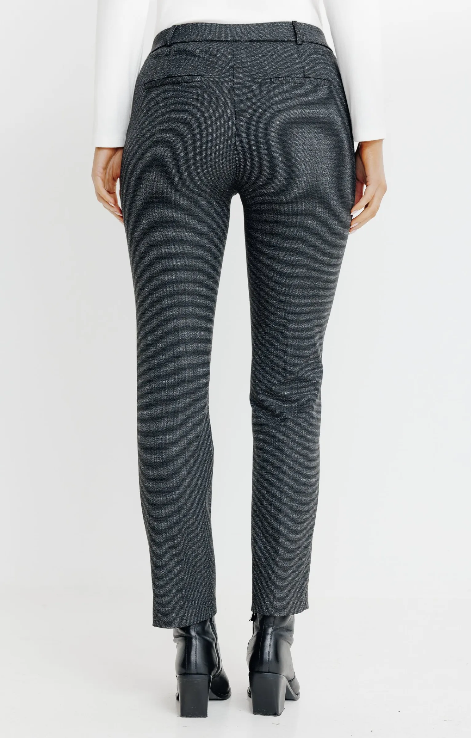 Pantalons<Armand Thiery TREGGING CITY FIL A FIL DETAILS CLOUS - Anthracite