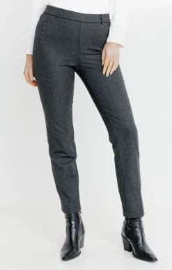Pantalons<Armand Thiery TREGGING CITY FIL A FIL DETAILS CLOUS - Anthracite