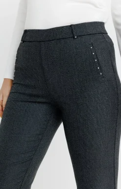 Pantalons<Armand Thiery TREGGING CITY FIL A FIL DETAILS CLOUS - Anthracite