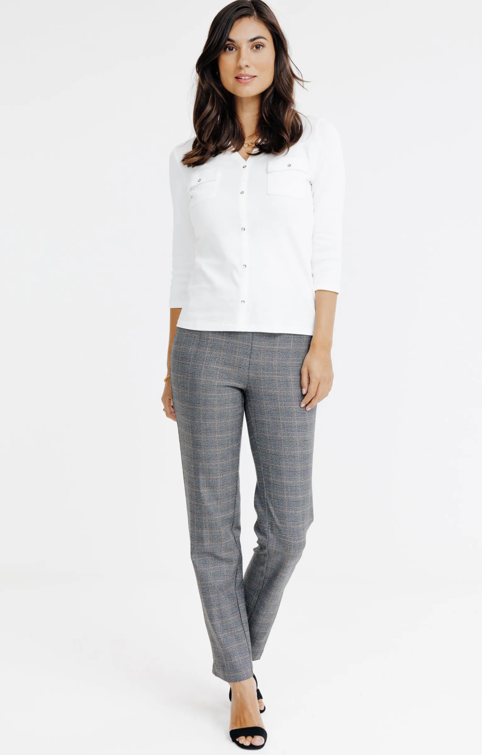 Pantalons<Armand Thiery TREGGING CITY MOTIF CARREAUX - Grismoyen