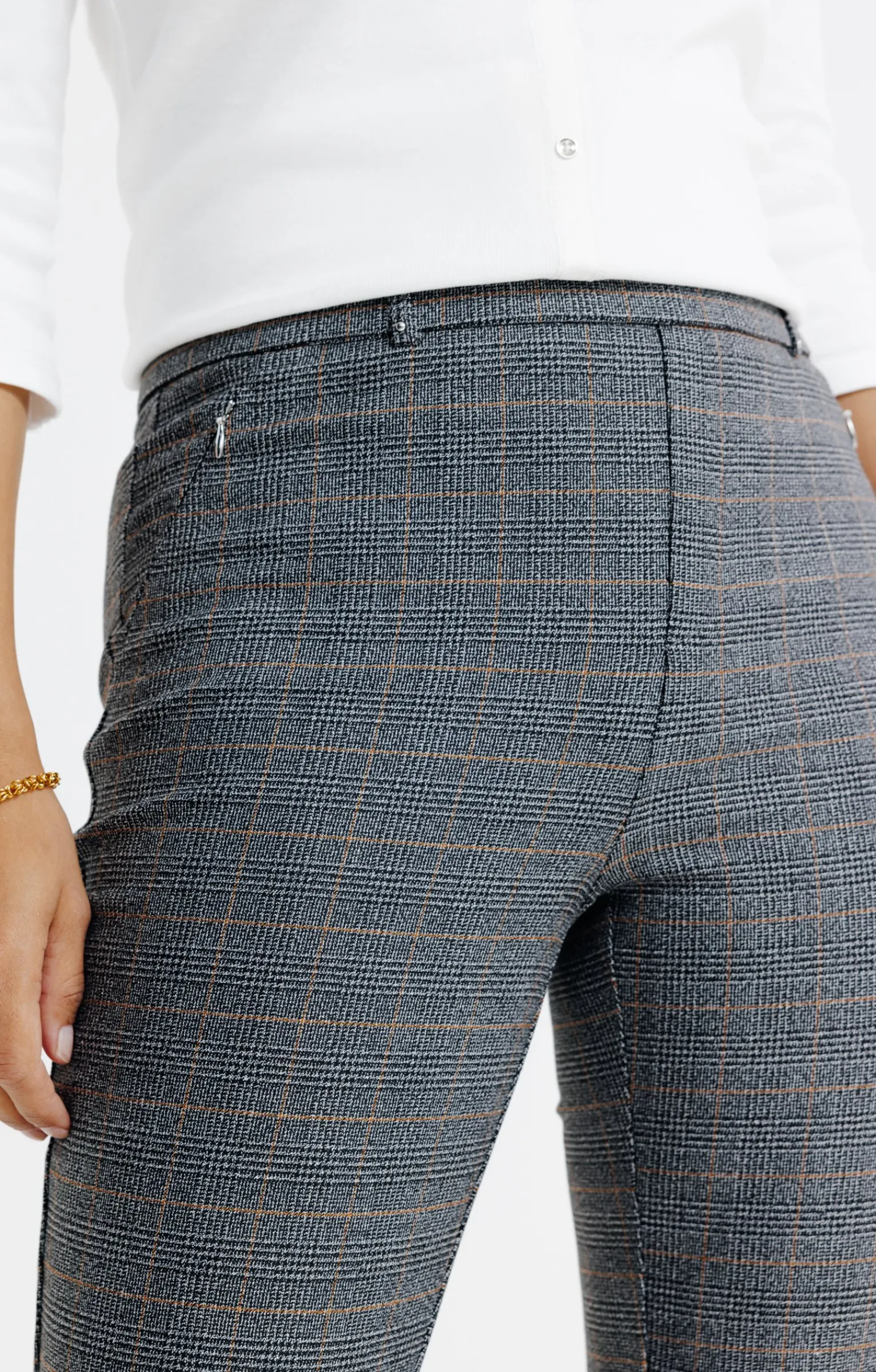 Pantalons<Armand Thiery TREGGING CITY MOTIF CARREAUX - Grismoyen