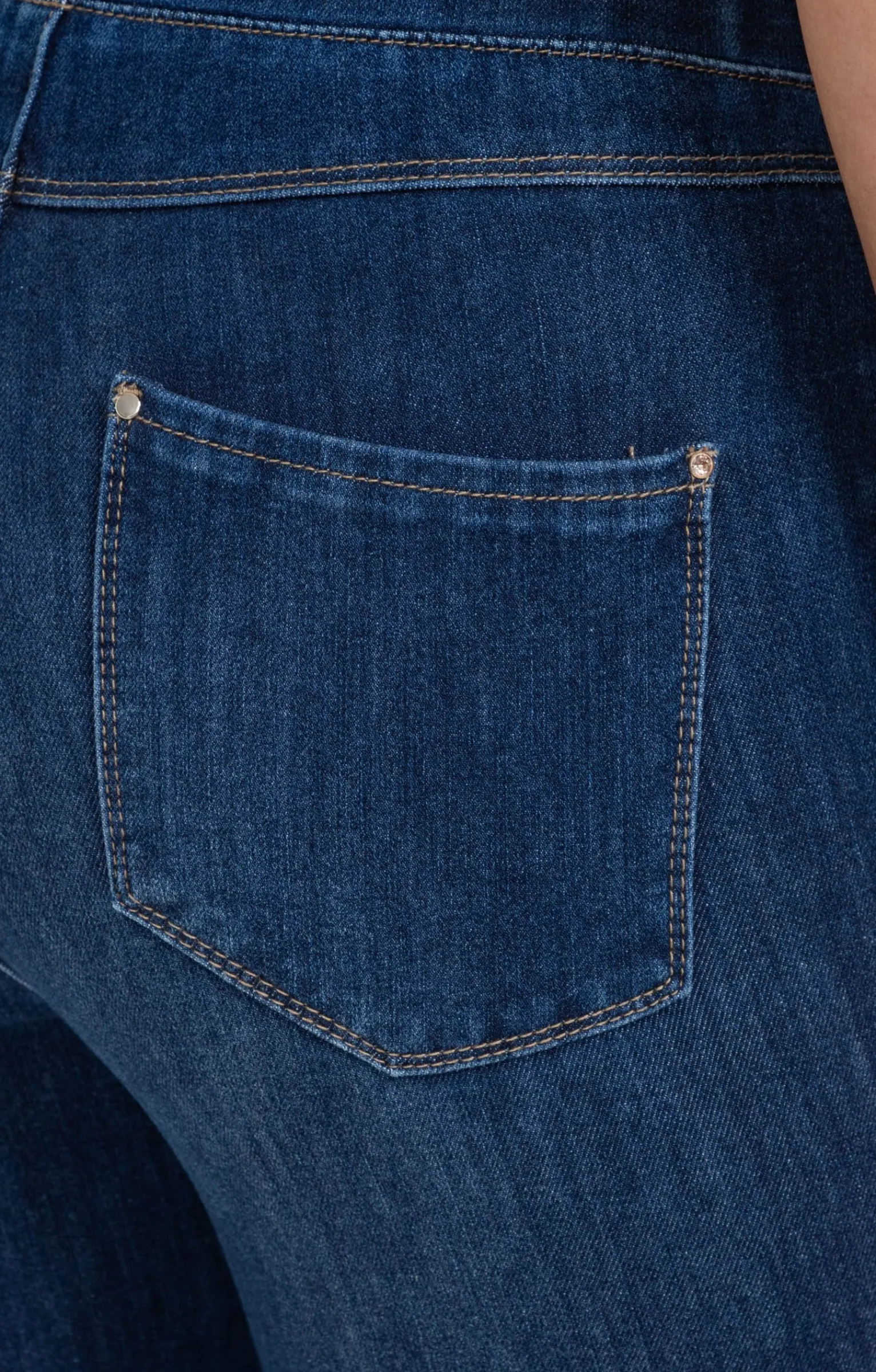 Pantalons<Armand Thiery Tregging en denim bi-stretch - Bleu