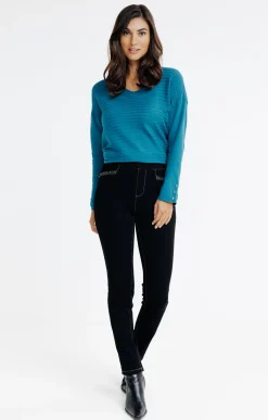 Pantalons<Armand Thiery Tregging bi-stretch - Noir