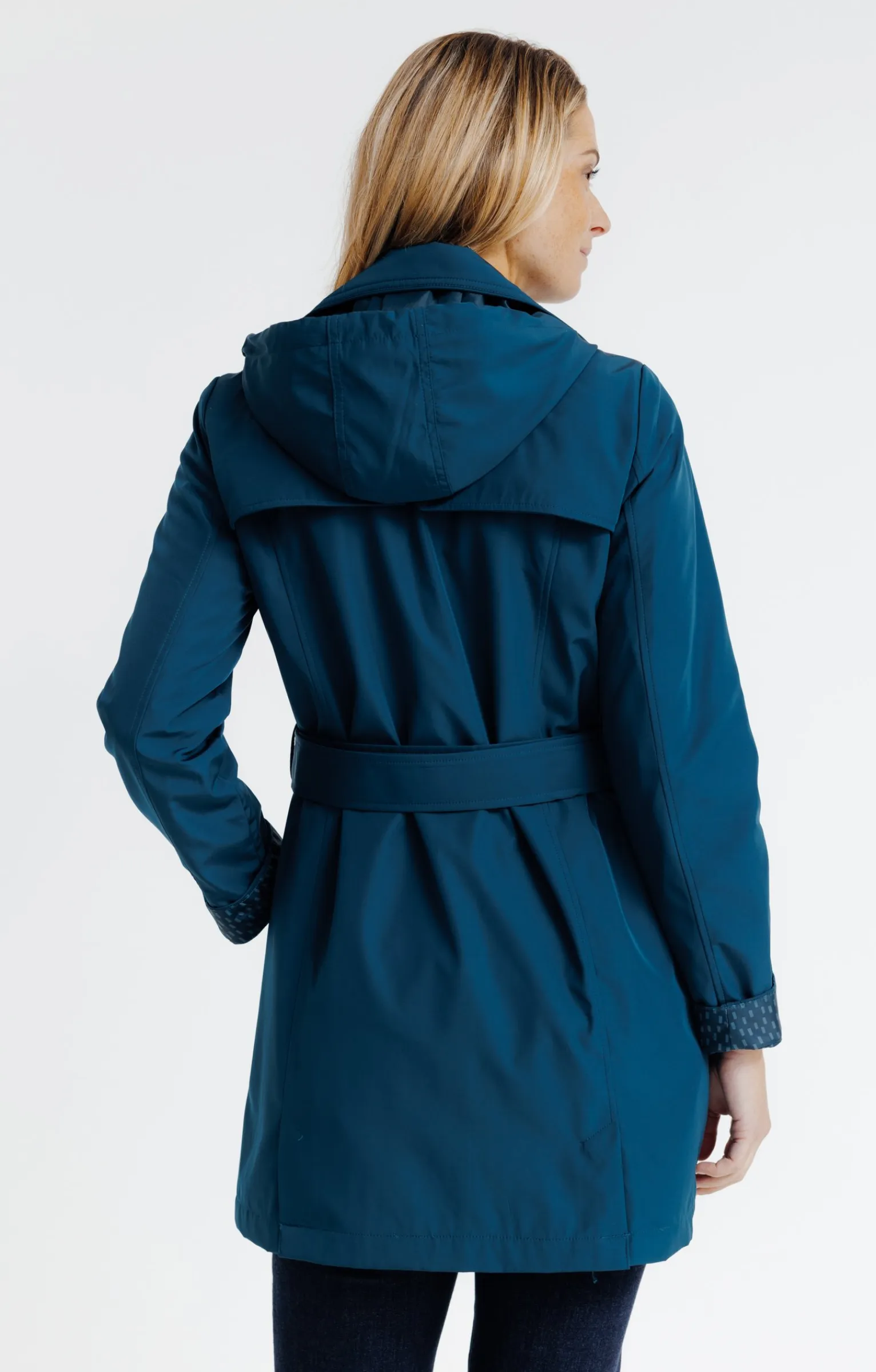 Impers & Parkas<Armand Thiery Trench avec double patte de boutonnage - Pétrole