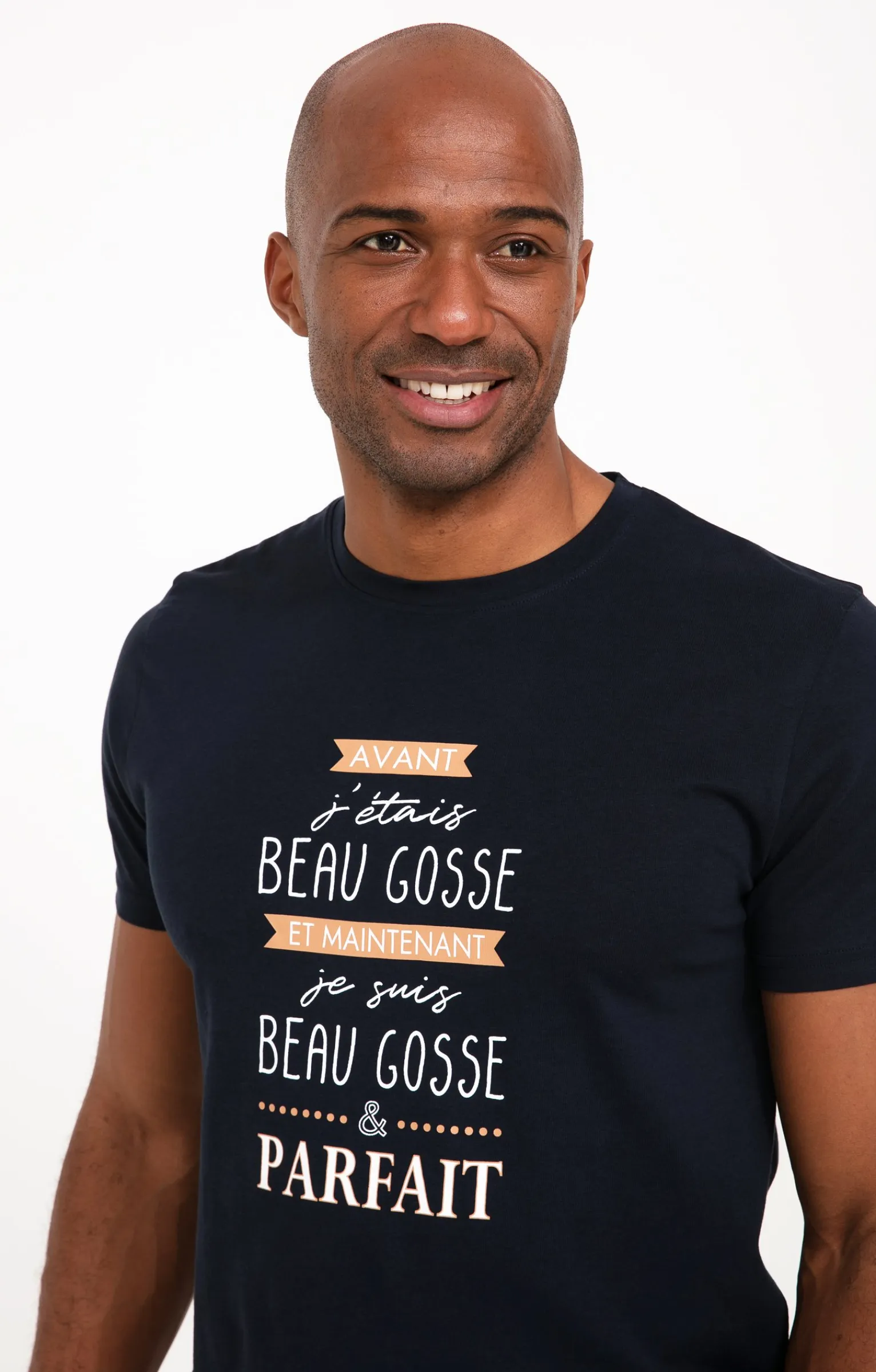 Polos & Tee-shirts<Armand Thiery T-SHIRT BG & PARF - Marine