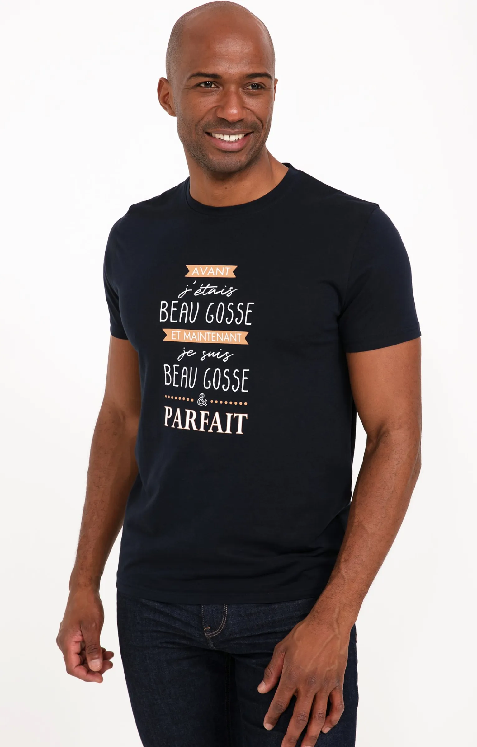 Polos & Tee-shirts<Armand Thiery T-SHIRT BG & PARF - Marine