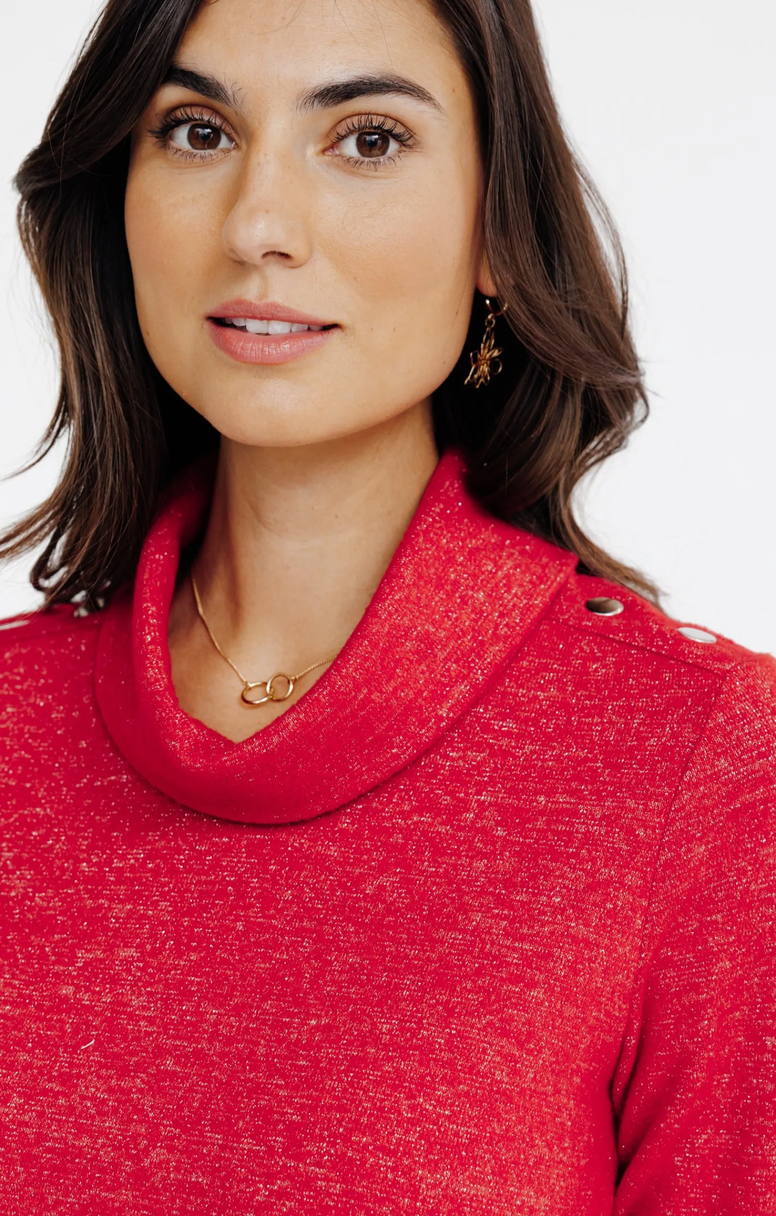 Tee-shirts<Armand Thiery T-SHIRT COL BOULE - Rouge