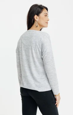 Tee-shirts<Armand Thiery T-SHIRT COL ROND MANCHES LONGUES - Rouge