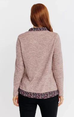 Tee-shirts<Armand Thiery T-SHIRT 2EN1 MANCHES LONGUES - Rose