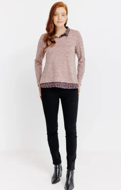Tee-shirts<Armand Thiery T-SHIRT 2EN1 MANCHES LONGUES - Rose