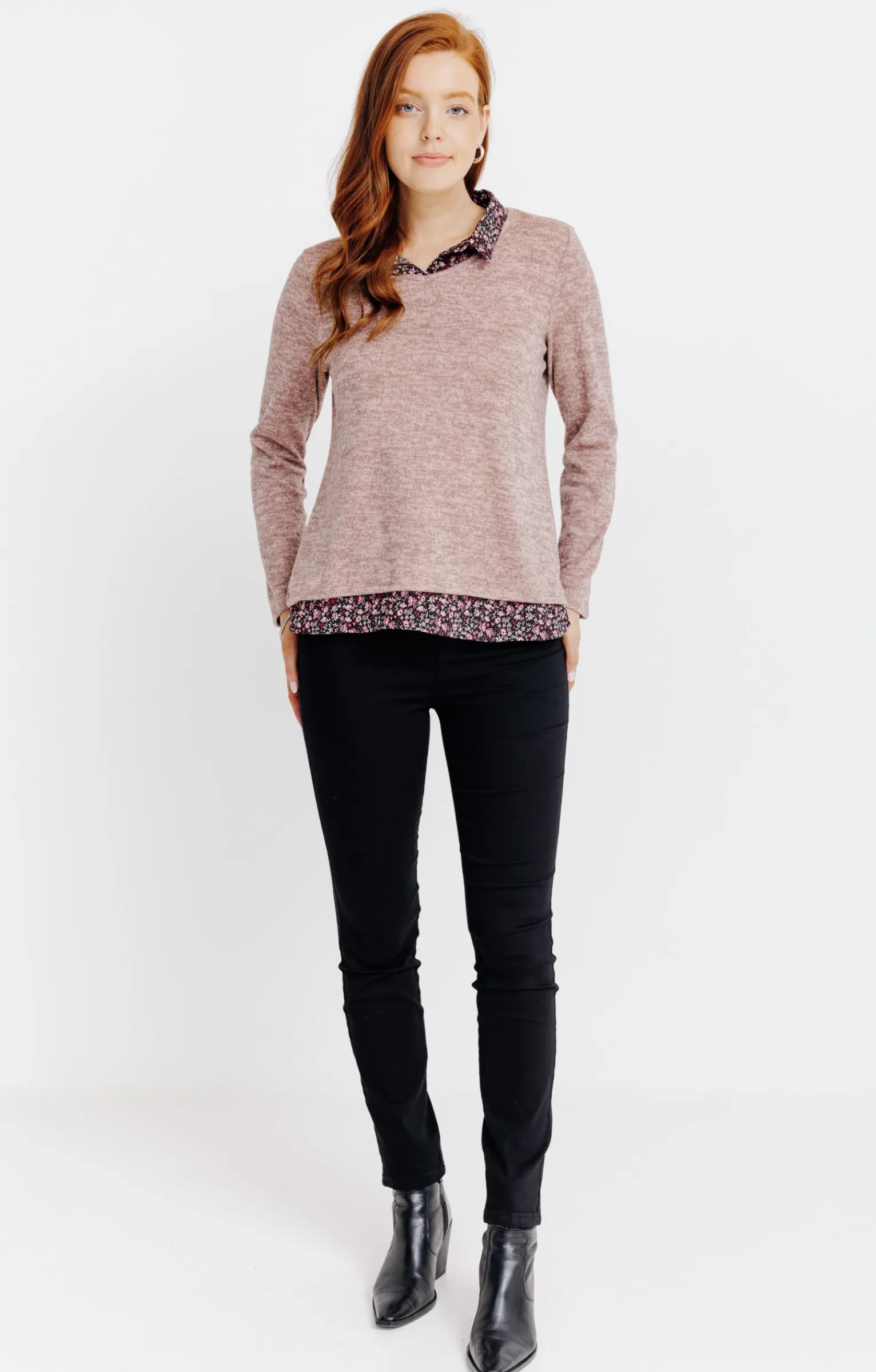 Tee-shirts<Armand Thiery T-SHIRT 2EN1 MANCHES LONGUES - Rose