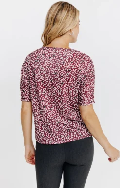 Tee-shirts<Armand Thiery T-SHIRT FORME SOURIS AVEC COLLIER - Bordeaux