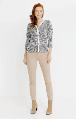 Tee-shirts<Armand Thiery T-SHIRT IMPRIME MANCHE 3/4 - Grismoyen
