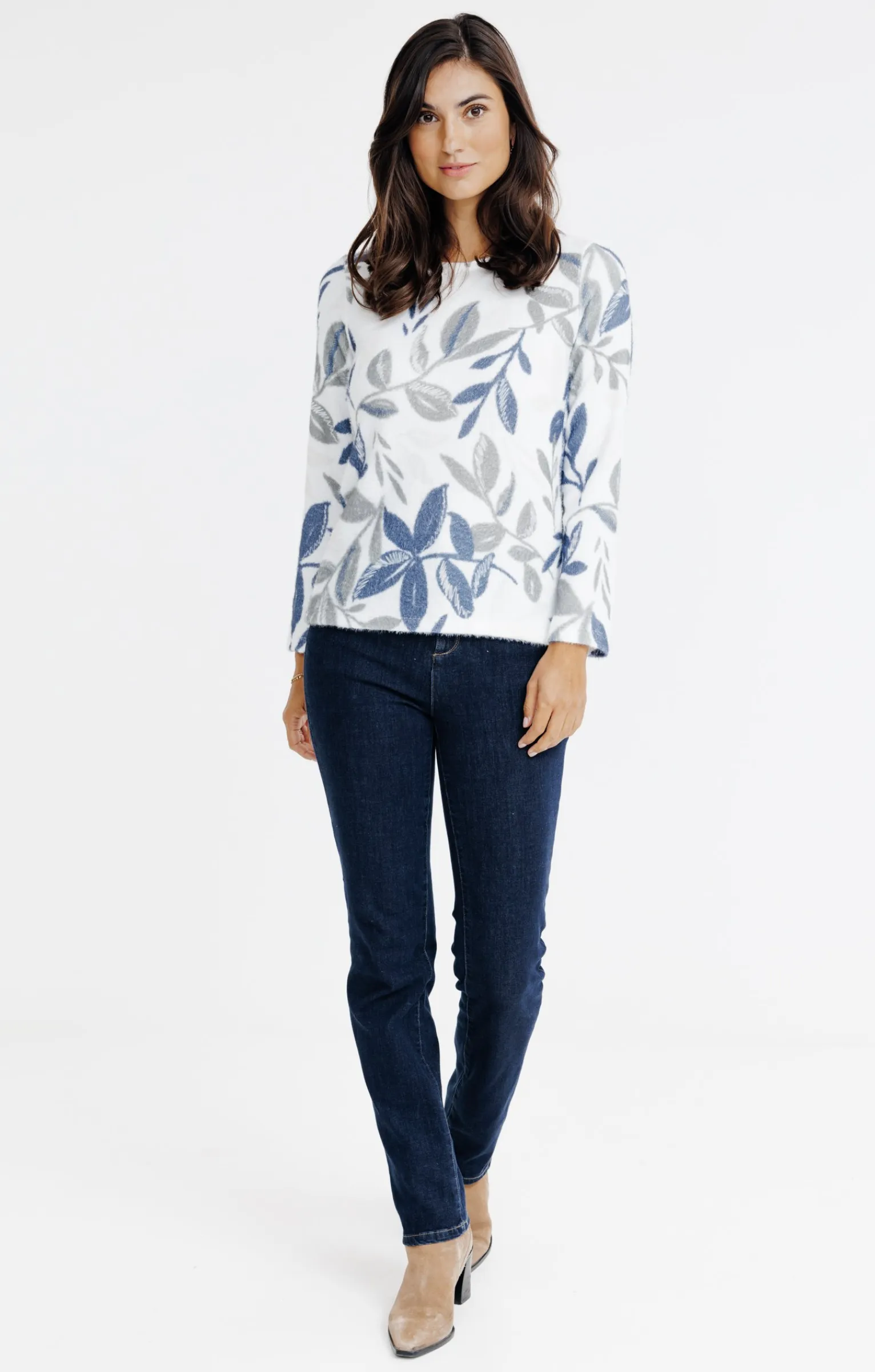 Tee-shirts<Armand Thiery T-SHIRT IMPRIME MANCHES LONGUES - Écru