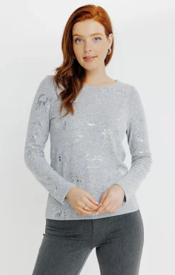 Tee-shirts<Armand Thiery T-SHIRT IMPRIME MANCHES LONGUES - Grismoyen